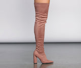 Thigh High Point Toe Boot