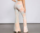 Tie Dye Glam High Waist Flared Pants