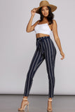 Tied In Pinstripes Pants