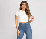 Tied to Basics Cropped Top