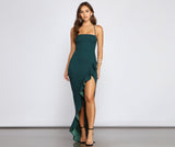 Tiffany Sleeveless High Slit Formal Dress