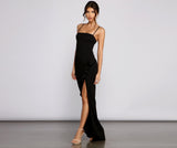 Tiffany Sleeveless High Slit Formal Dress