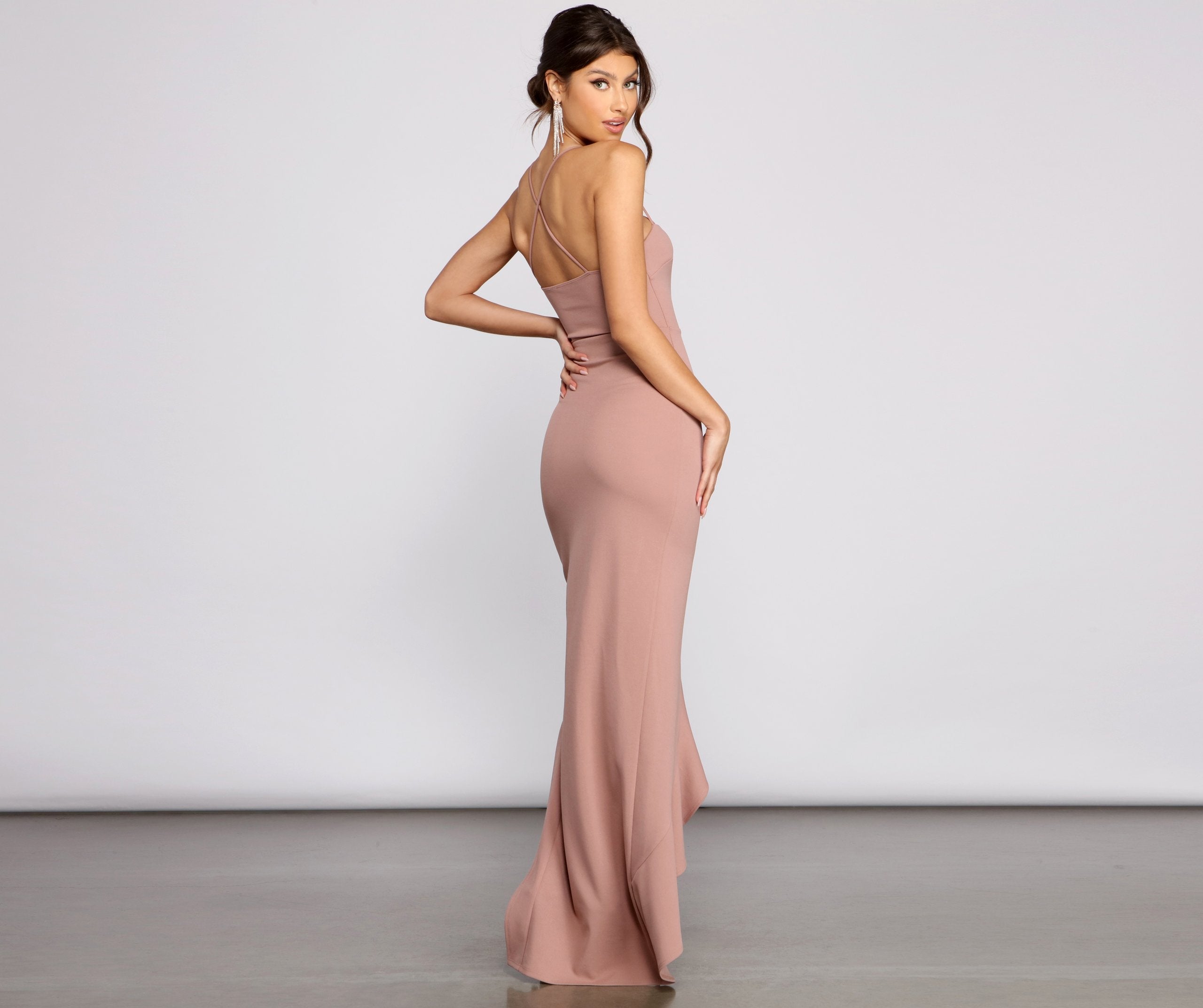 Tiffany Sleeveless High Slit Formal Dress Tiffany Sleeveless High Slit Formal Dress