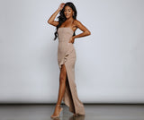 Tiffany Sleeveless High Slit Formal Dress