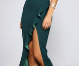 Tiffany Sleeveless High Slit Formal Dress