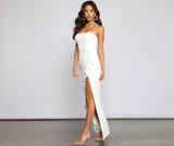 Tiffany Sleeveless High Slit Formal Dress