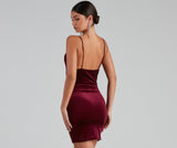 Time To Celebrate Chic Velvet Mini Dress