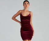 Time To Celebrate Chic Velvet Mini Dress