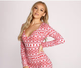 Tis' The Season Fair Isle Onesie