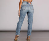 Tobi Super High Waist Mom Jeans