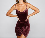 Total Style Stunner Velvet Mini Dress