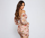 Total Sweetheart Floral Mini Dress