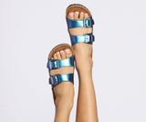 Totally Grounded Two-Strap Sandal