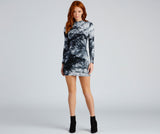 Totally Tie-Dye Mock Neck Dress