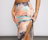 Trendsetting Stunner Tie-Dye Maxi Skirt