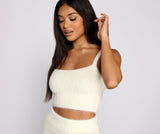 Trendy Babe Knit Crop Top