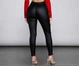 Trendy High Waist Lattice Pants