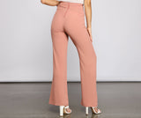 Trendy Tie-Waist Flared Pants