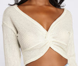 Twisted Style Knit Crop Top