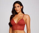 Unvergessliches Longline-Spitzen-Bralette