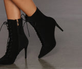 Vic Victorian Stiletto Booties