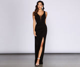 Viv Formal Crepe Wrap Dress