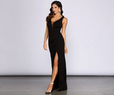 Viv Formal Crepe Wrap Dress