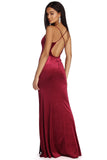 Viviana Formal Velvet Open Back Dress