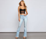 Walk It Out In Style High Rise Flared Jeans