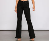 Walk It Out In Style High Rise Flared Jeans