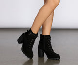 Walk My Way Quilted Faux Suede Booties