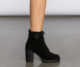 Walk My Way Quilted Faux Suede Booties