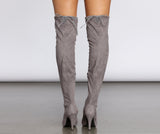 Wanderlust Over The Knee Stiletto Boots