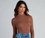 Wardrobe Essential Mock Neck Top