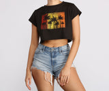 Watch the Sunset Crop Top