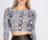 Wild And Fierce Crop Top