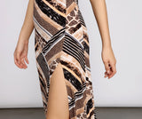 Wild Style Animal Print Maxi Skirt