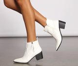 Wild Thing Block Heel Booties