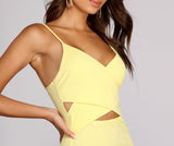 Wrapped In Romance Cut Out Dress