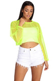 Your Move Fishnet Crop Top