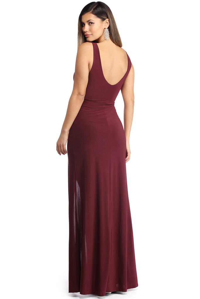 Belle Basic Wrap Dress - Shiraz main image 0