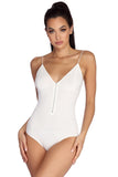 Zip Front Bodysuit