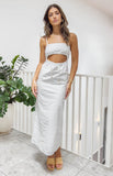 Zoey White Maxi Dress