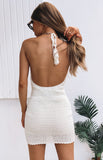 Zola Crochet Dress White