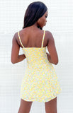 Zulu Yellow Floral Mini Dress