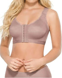 Women’s Front Closure Bra Post-Surgery Posture Corrector Shaper Push Up Tops with Adjustable Hook-eye